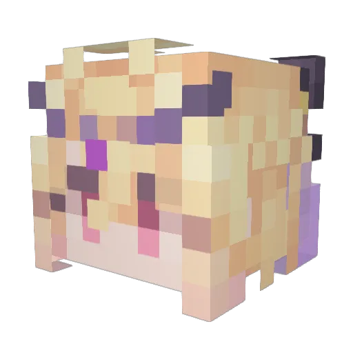 noelsnm Minecraft avatar head, 3D render