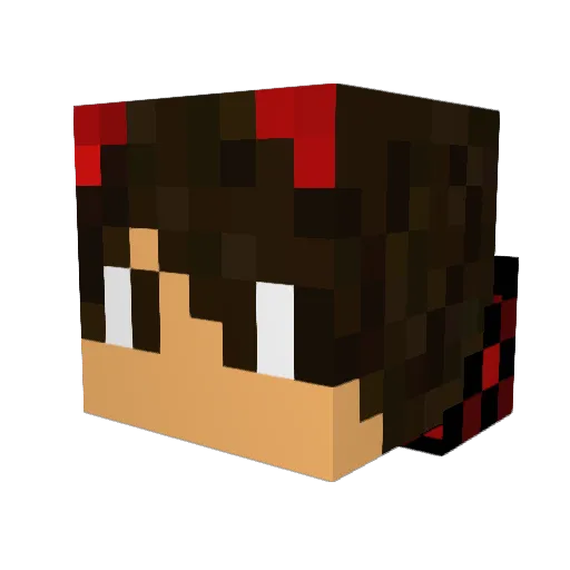 noep Minecraft avatar head, 3D render