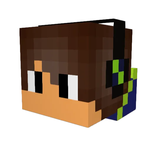 noerby123 Minecraft avatar head, 3D render