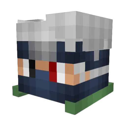 noesis511 Minecraft avatar head, 3D render