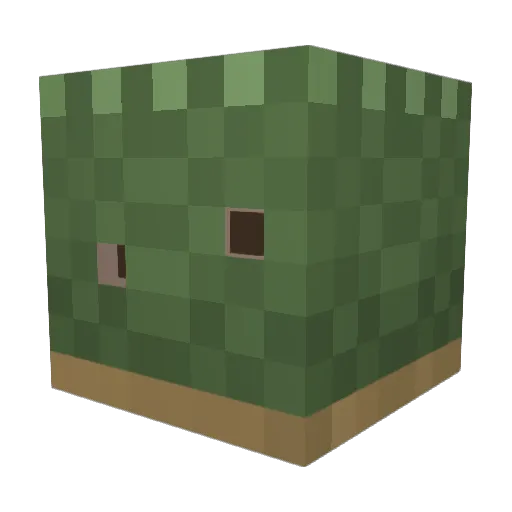 noetocs Minecraft avatar head, 3D render