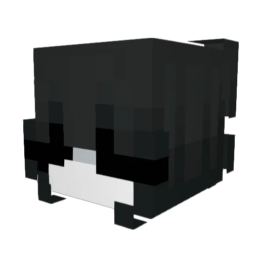 noevii Minecraft avatar head, 3D render