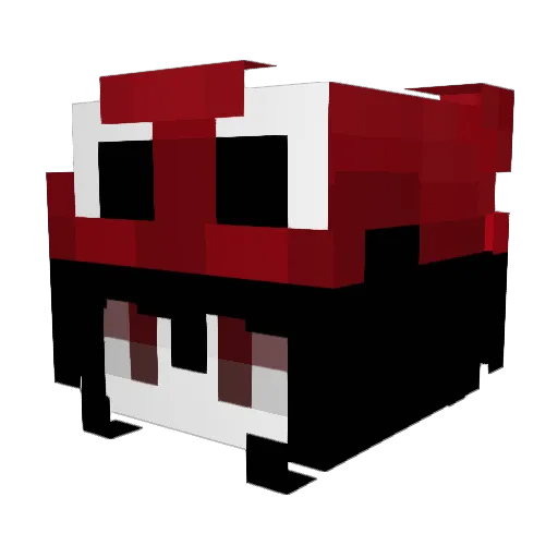 noeyocn Minecraft avatar head, 3D render