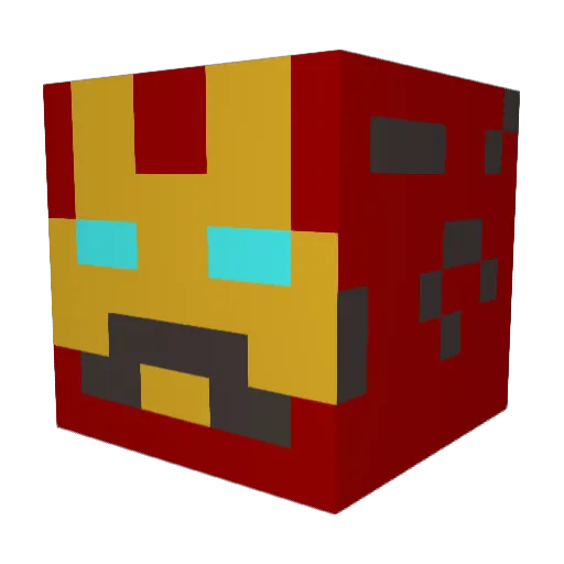 nofalcronity Minecraft avatar head, 3D render