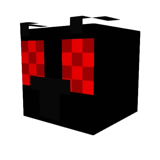 nofassi Minecraft avatar head, 3D render