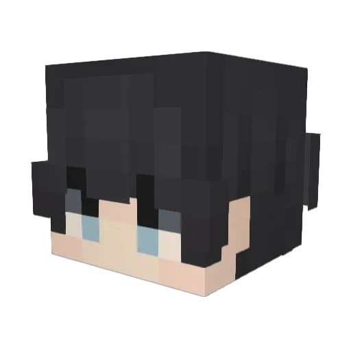 noffeecute Minecraft avatar head, 3D render