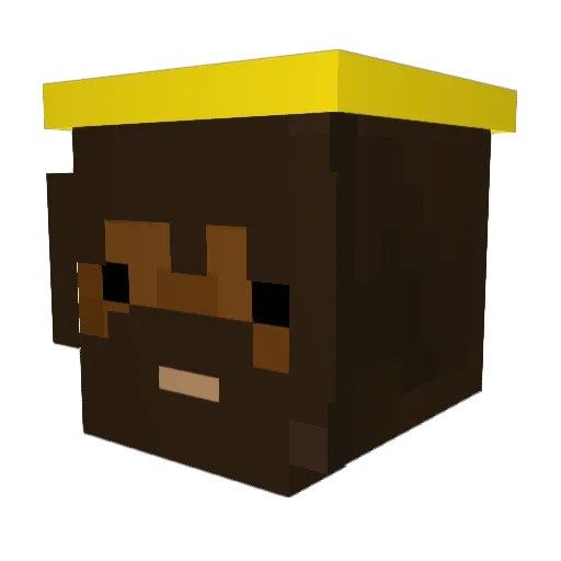 nofrag_ Minecraft avatar head, 3D render