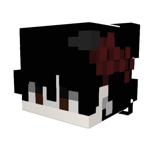 nofuesuerte Minecraft avatar head, 3D render