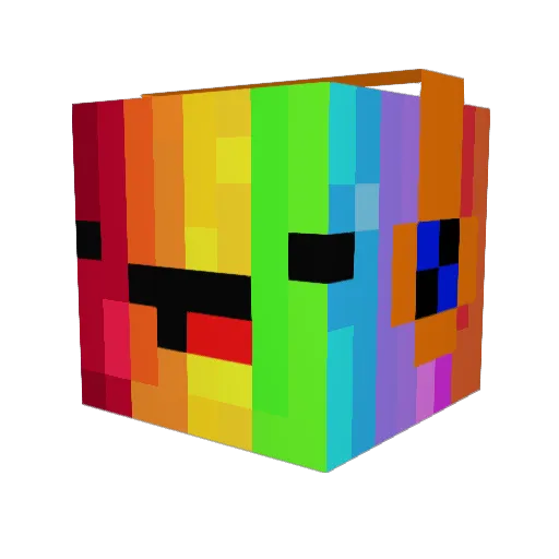 nogetsejt Minecraft avatar head, 3D render