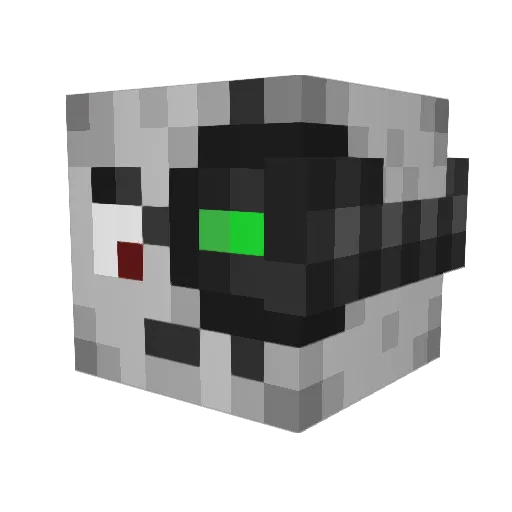 nogg3n Minecraft avatar head, 3D render