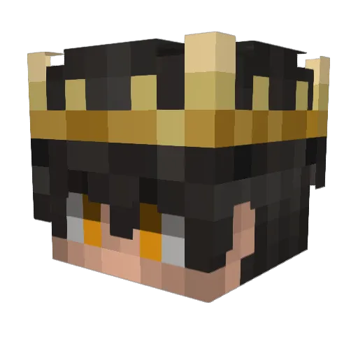 nogolous Minecraft avatar head, 3D render