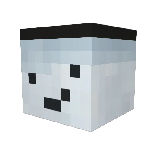 nogur_ Minecraft avatar head, 3D render