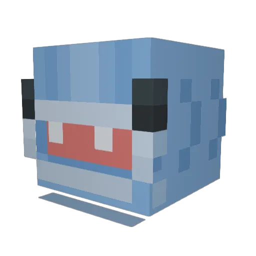 nohaydossintres Minecraft avatar head, 3D render