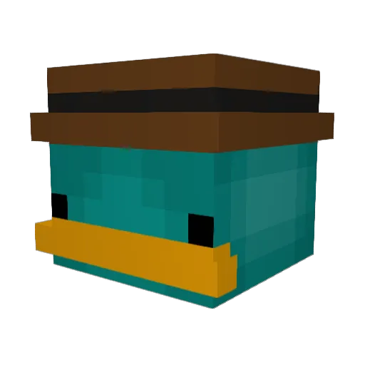 nohty_vale Minecraft avatar head, 3D render