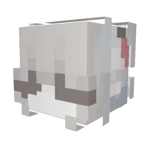 noinconsistency Minecraft avatar head, 3D render