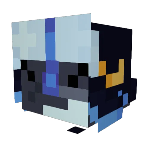 noisemaster Minecraft avatar head, 3D render