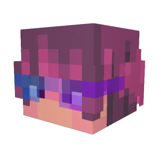 noize77777 Minecraft avatar head, 3D render