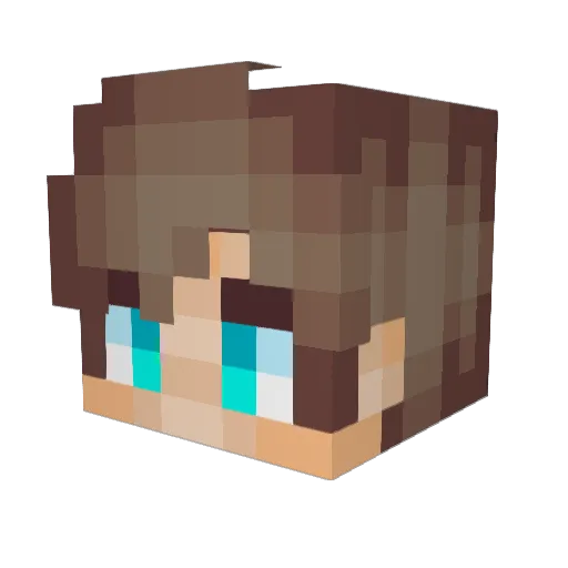 noizieboy Minecraft avatar head, 3D render