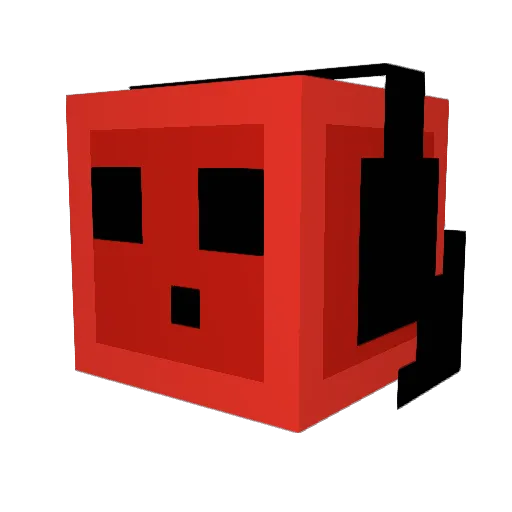 nojamz Minecraft avatar head, 3D render