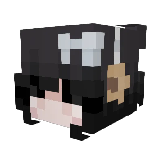 nojungle Minecraft avatar head, 3D render