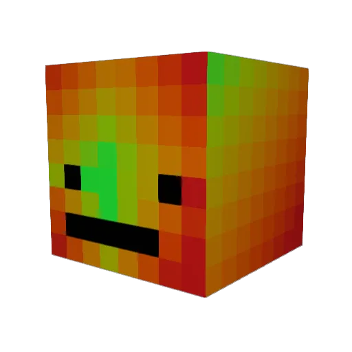nokas36 Minecraft avatar head, 3D render