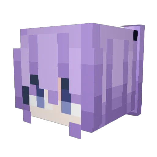 nokia_angelz Minecraft avatar head, 3D render