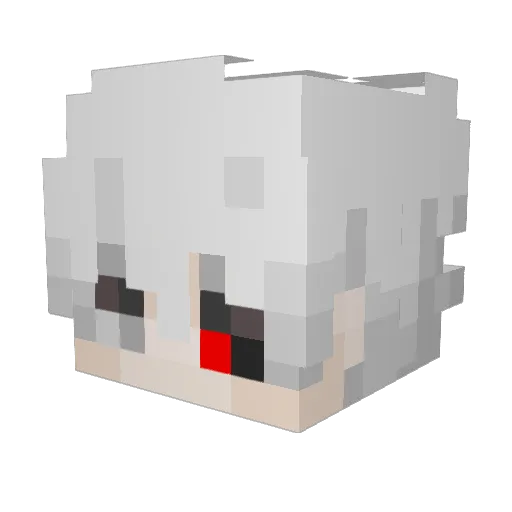 nokima001 Minecraft avatar head, 3D render