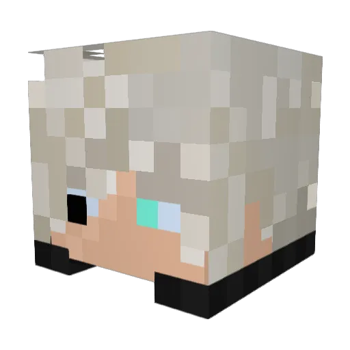 noknight24 Minecraft avatar head, 3D render