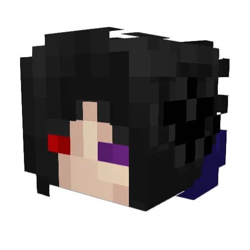 noksLOL Minecraft avatar head, 3D render