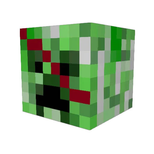 nolan618 Minecraft avatar head, 3D render