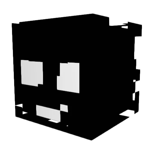 noloboy Minecraft avatar head, 3D render