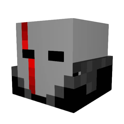 nomachinez Minecraft avatar head, 3D render
