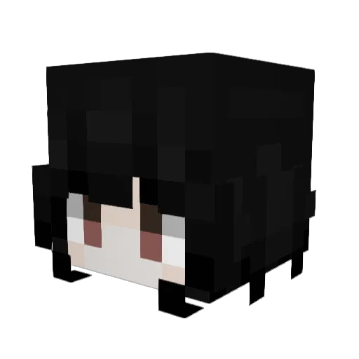 nomadalgia Minecraft avatar head, 3D render
