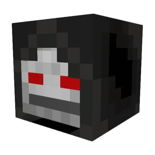nomath Minecraft avatar head, 3D render