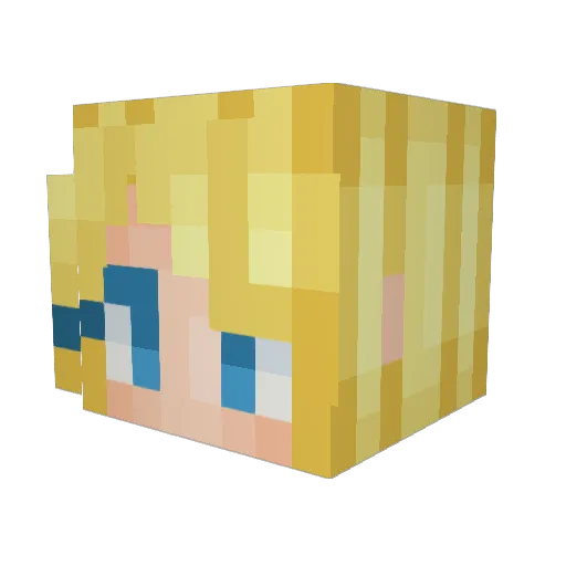 nomead8 Minecraft avatar head, 3D render