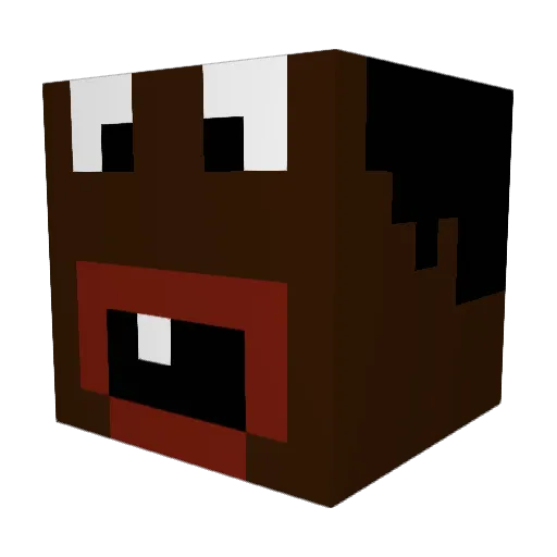 nomenacionaltt Minecraft avatar head, 3D render