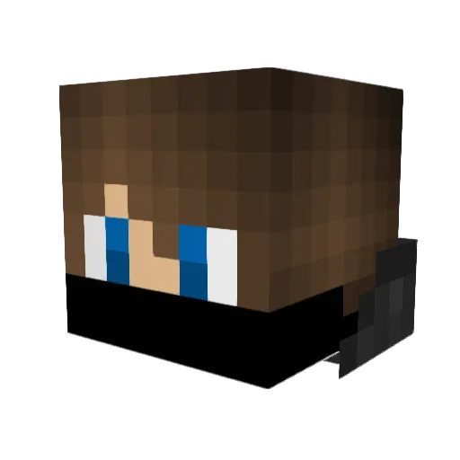 nomis1996 Minecraft avatar head, 3D render