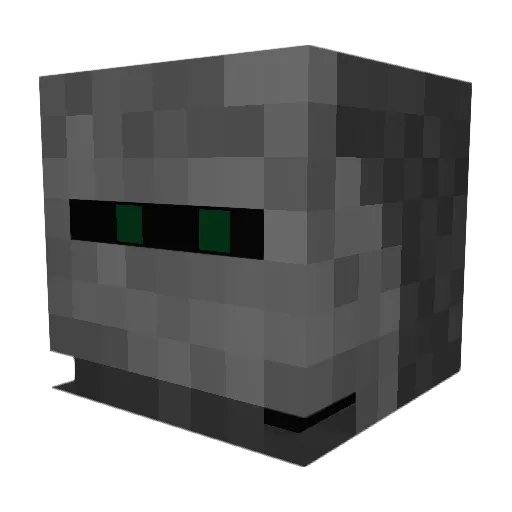 nomis43 Minecraft avatar head, 3D render