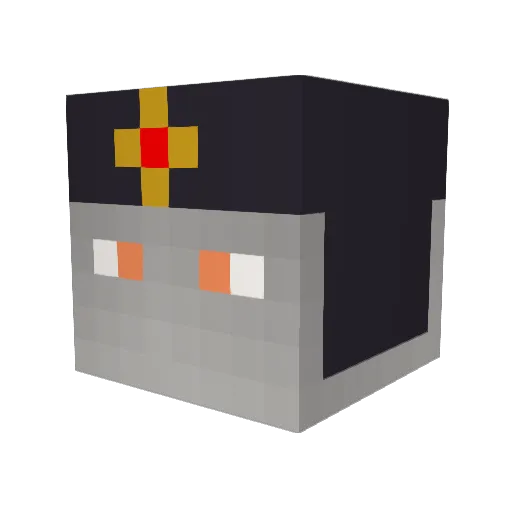 nomisnake Minecraft avatar head, 3D render