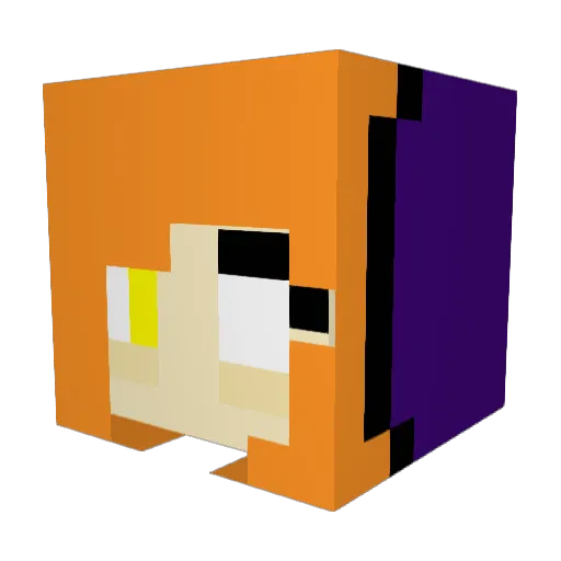 nommaster_33 Minecraft avatar head, 3D render