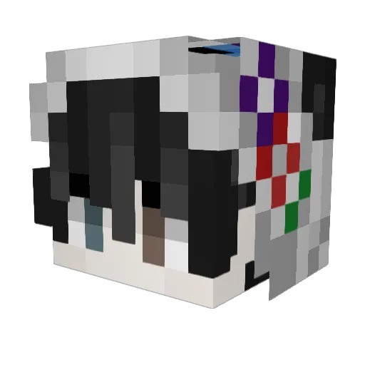 nomymind Minecraft avatar head, 3D render