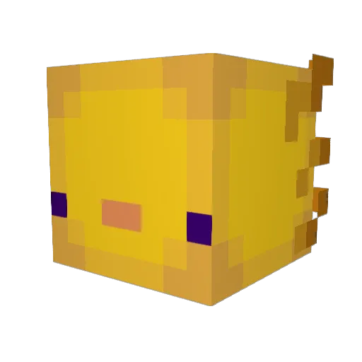 nomzies_ Minecraft avatar head, 3D render