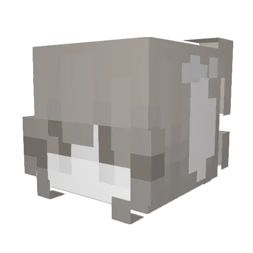 nona_uni Minecraft avatar head, 3D render