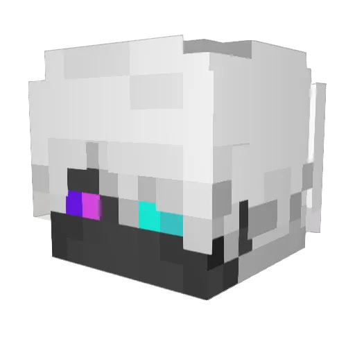 nonadapter Minecraft avatar head, 3D render