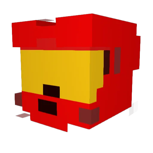nonak323 Minecraft avatar head, 3D render