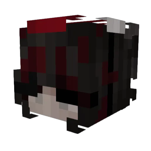 noname313 Minecraft avatar head, 3D render