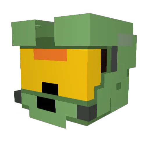 nonamer___ Minecraft avatar head, 3D render