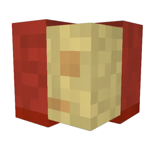 nonancetecette Minecraft avatar head, 3D render