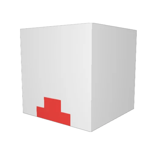 nonchan17 Minecraft avatar head, 3D render