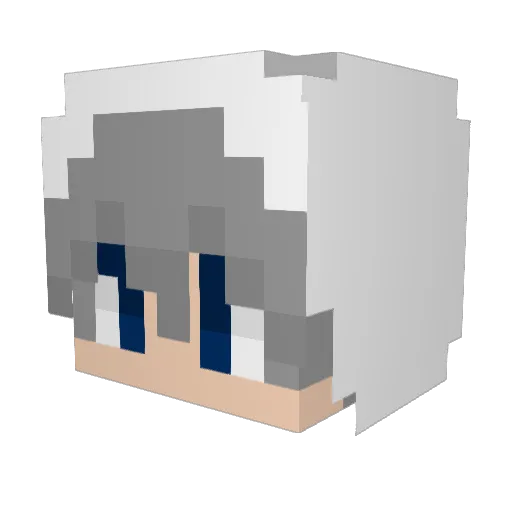 nonem07 Minecraft avatar head, 3D render